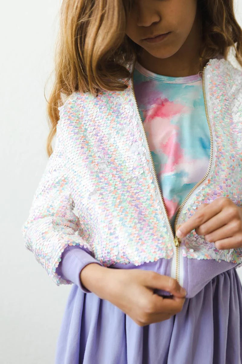 Unicorn Flip Sequin Jacket | Mila & Rose