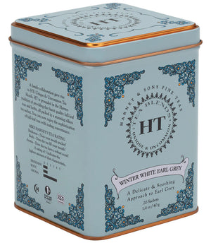 Winter White Earl Grey, Tin of 20 Sachets | Harney & Sons Tea