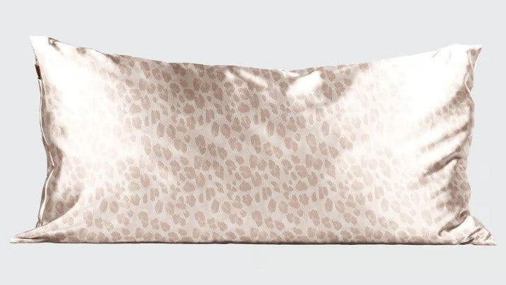 Satin Pillowcase, King - Leopard | KITSCH