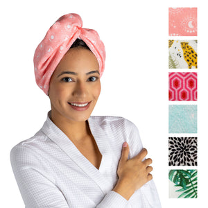 Plot Twist Microfiber Turbo Towel | Lemon Lavender