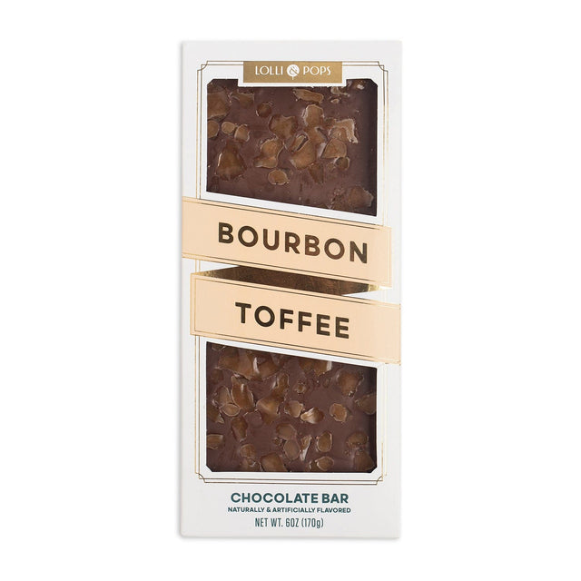 Bourbon Toffee Topp'd Bar | Lolli & Pops Chocolate