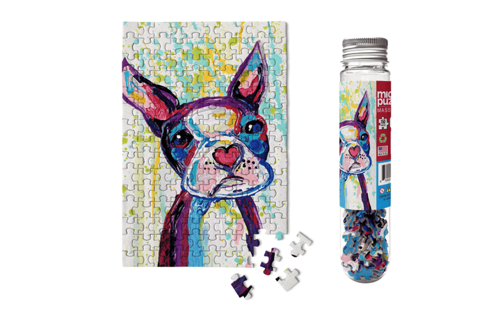 Mini Puzzle, Heart Nose Dog 150 Piece | Micro Jigsaw Puzzle