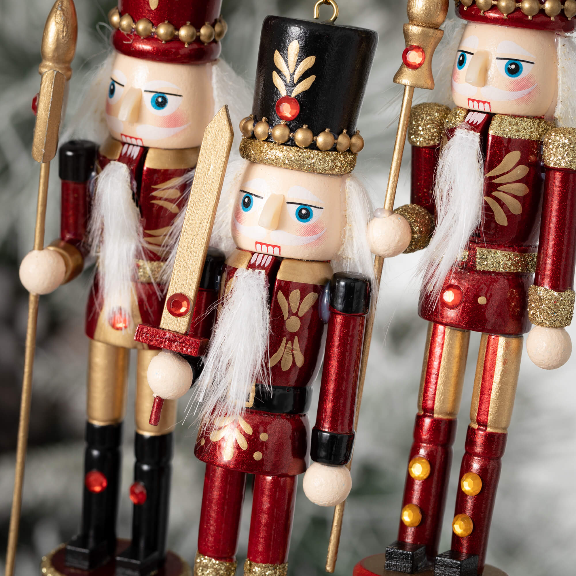 Nutcracker Ornament 6" Assorted | Toy Soldier Christmas & Holiday Ornament Decor