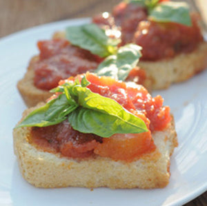 Tomato Olive 3 Bell Pepper Bruschetta Spread & Dip | Elki