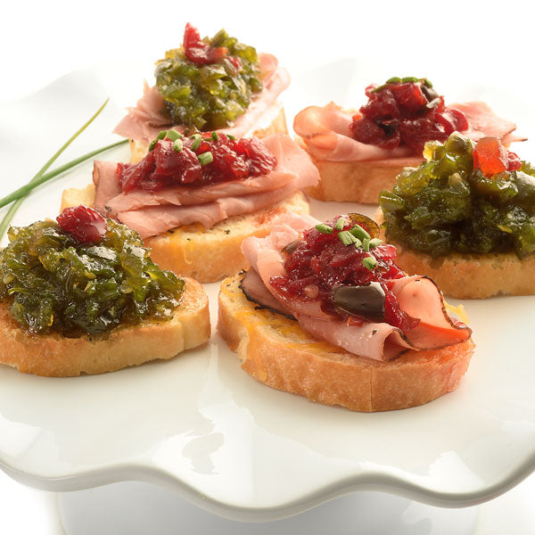 Caramelized Red Pepper Crostini Spread | Elki