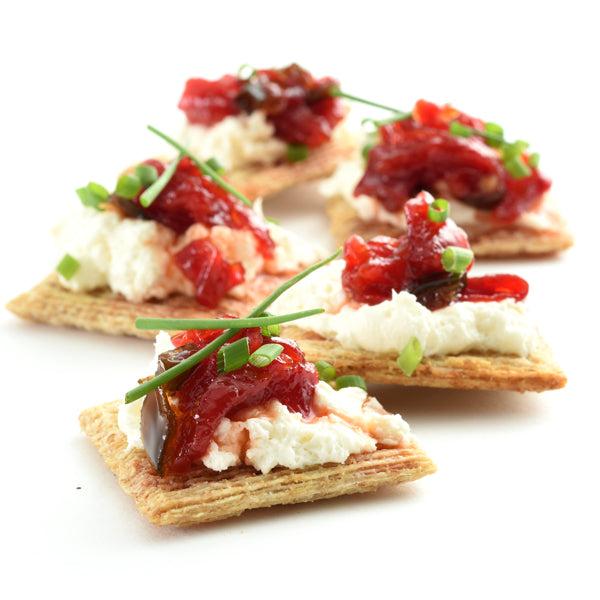 Caramelized Red Pepper Crostini Spread | Elki