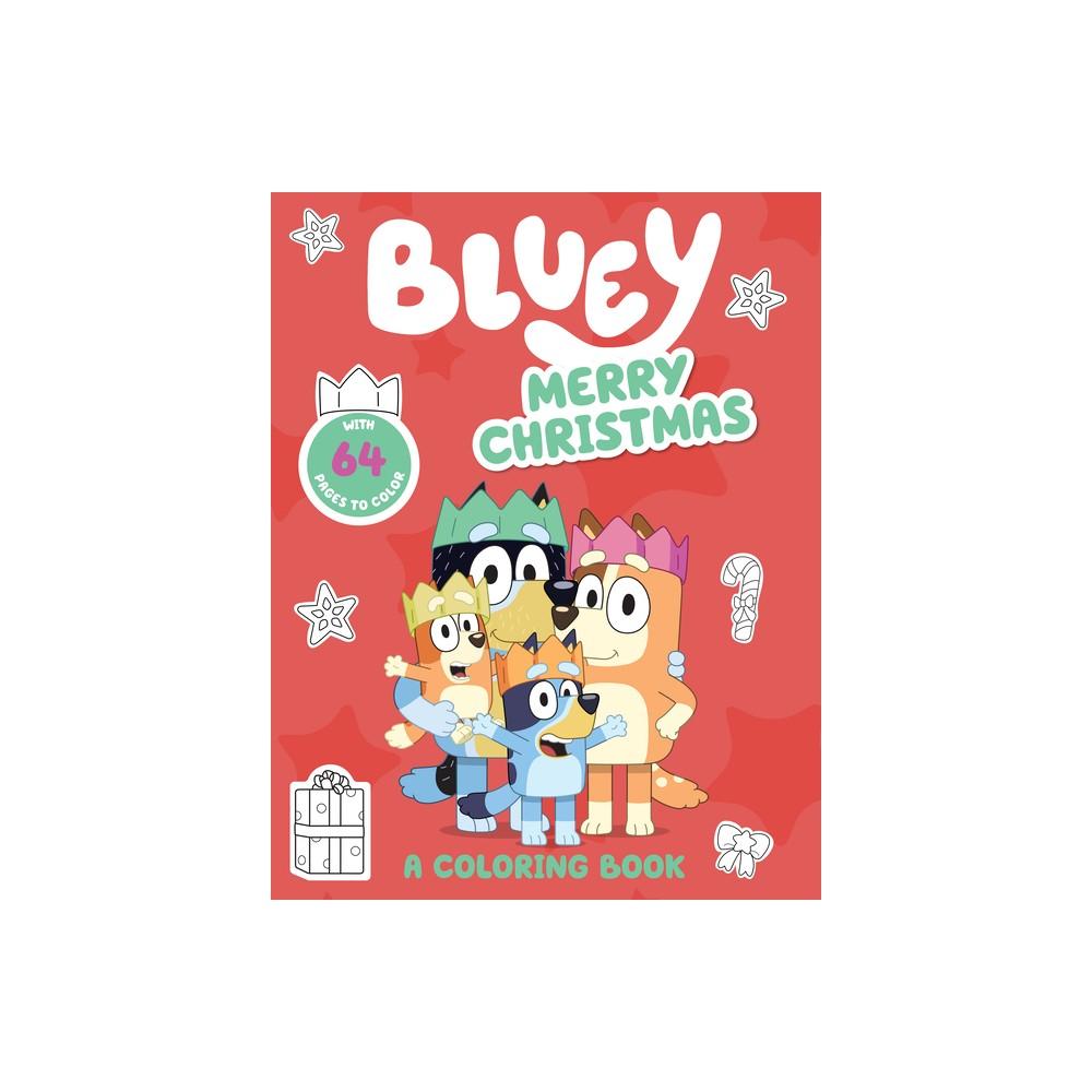 Bluey Merry Christmas Coloring Book, Paperback