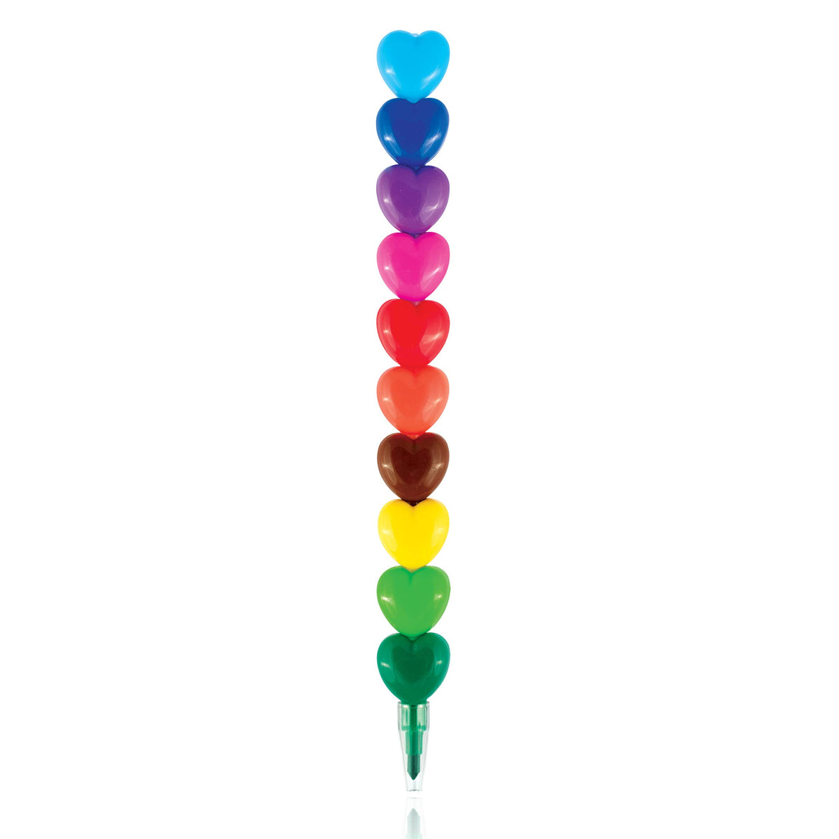 Rainbow Stackers | Heart and Star Shaped Stackable Crayons Asst. – MECO7
