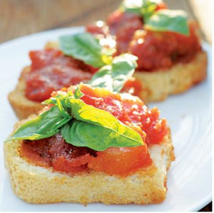 Tuscan Tomato Basil Bruschetta Spread & Dip | Elki