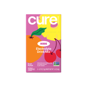 Cure Kids Hydration Mix, 6 Serving Box | Fruit Punch