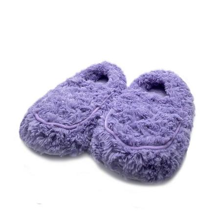 Curly Purple Cozy Plush Slippers | Warmies