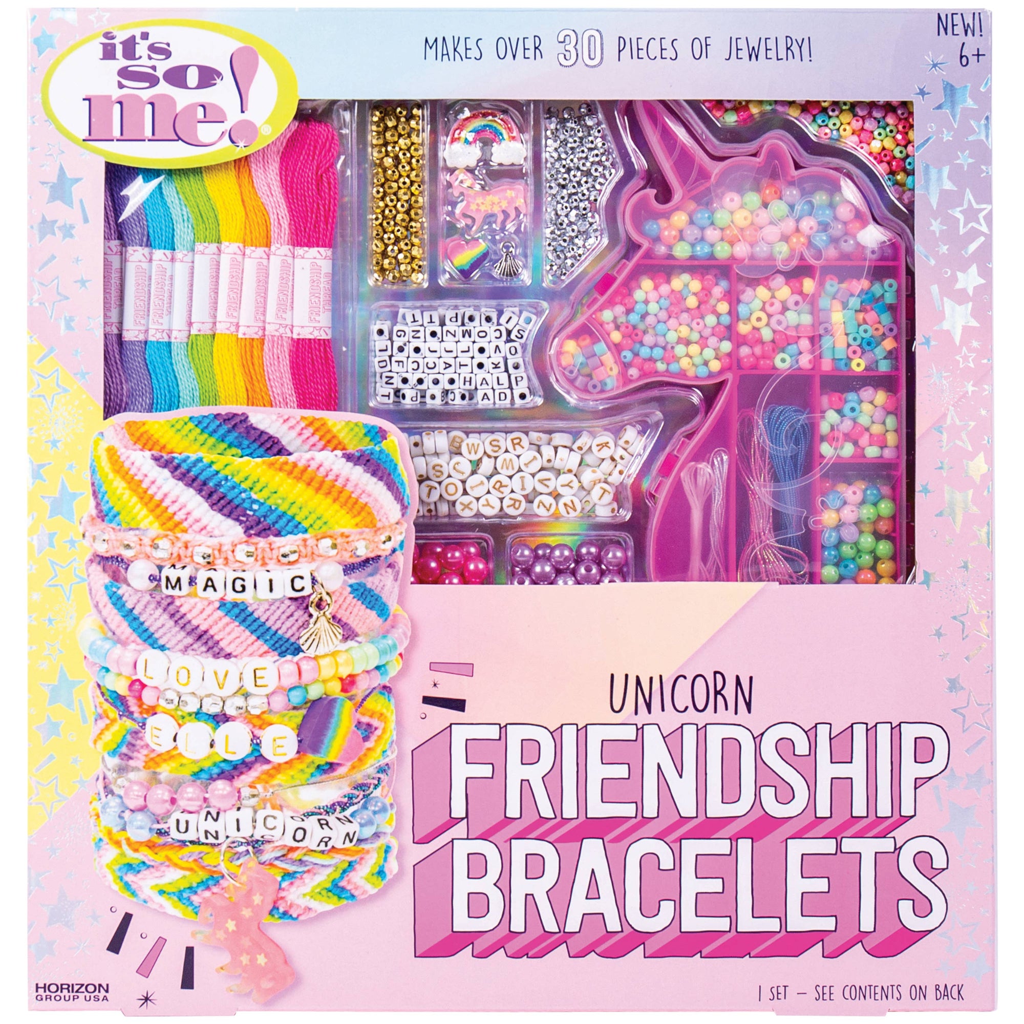 Unicorn Friendship Bracelets | Gifts for Tween Girls, Bead & Jewelry Making Kit