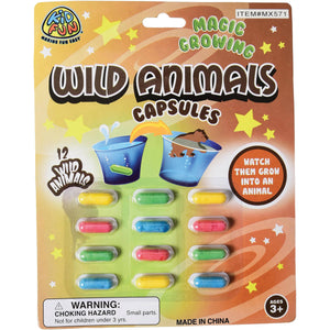 Magic Grow Wild Animal Capsules 12 Pack | US Toy Company