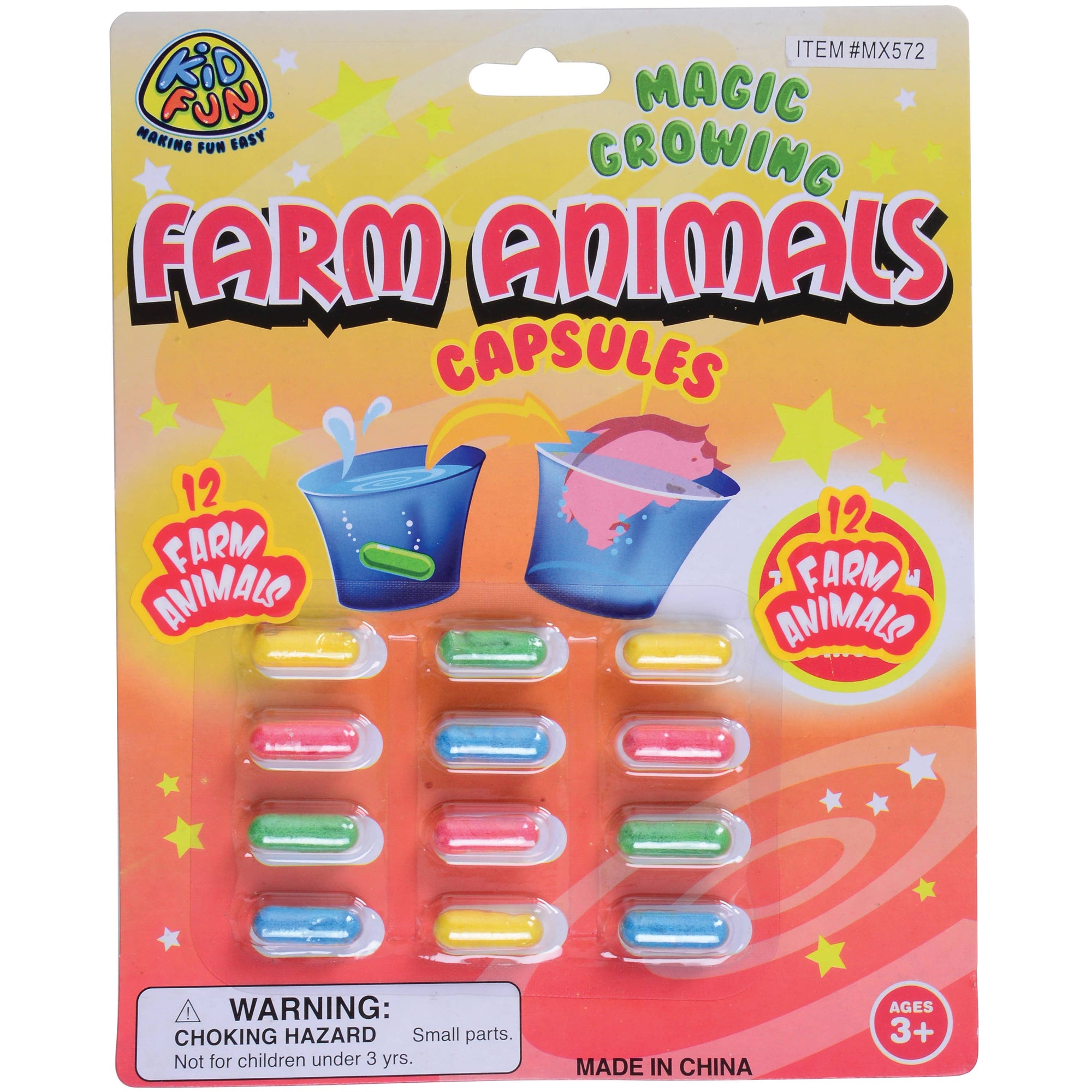 Magic Grow Farm Animal Capsules 12 Pack | US Toy Company