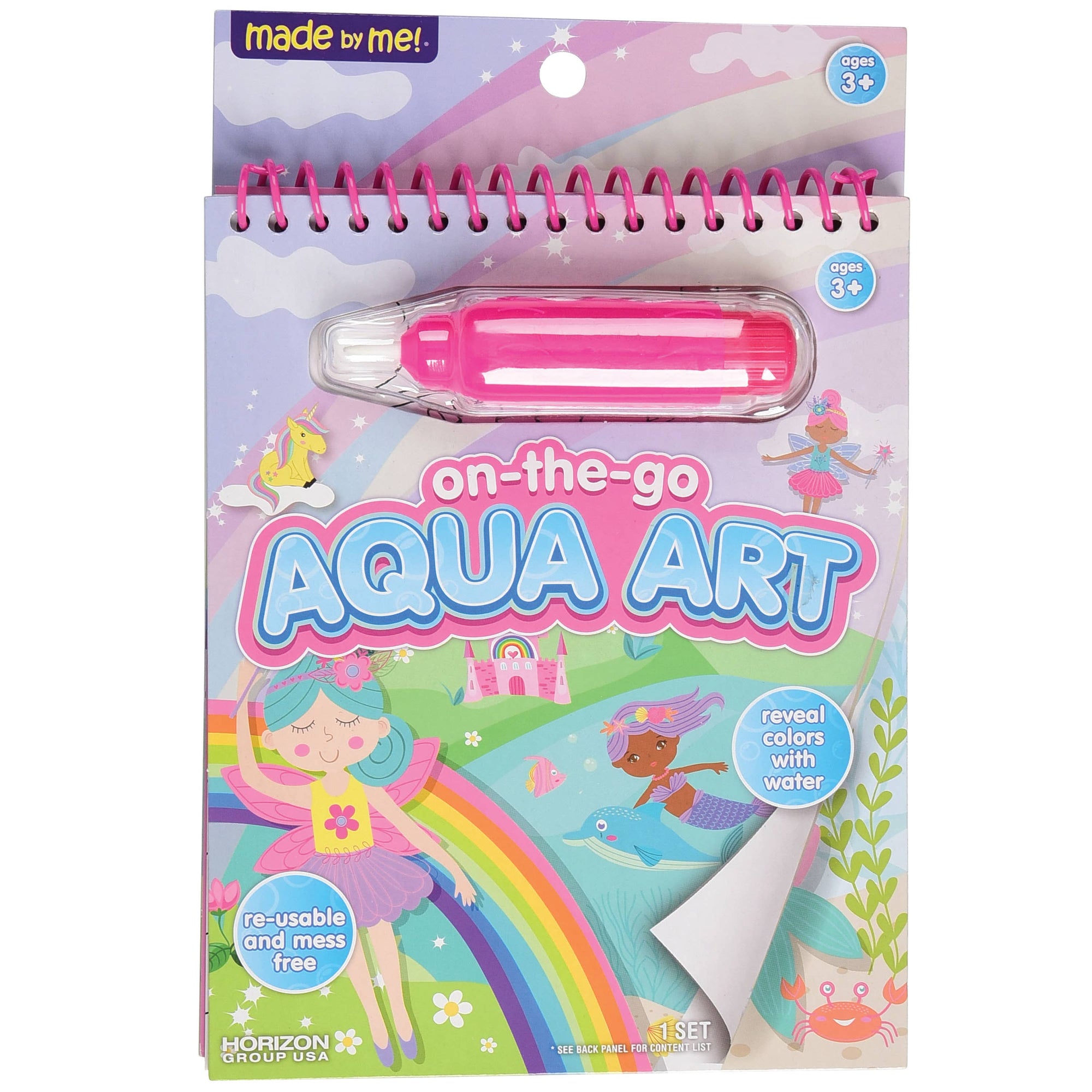 On The Go Aqua Art Pad Magical World of Fun | Mess-Free Art, Gifts for Kids