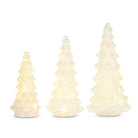 13.5 Lighted White Iridescent Trees