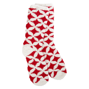 World's Softest Knit Pickin Socks - Retro Diamond Holiday