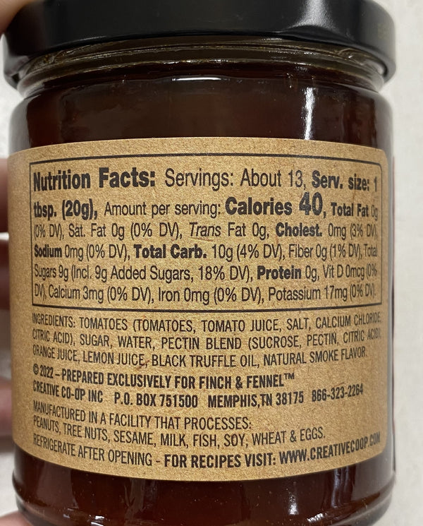 Smoked Tomato Truffle Jam Finch + Fennel MECO7