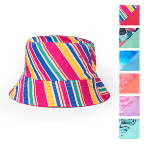 Reversible Kid's UV Protected Bucket Hat | Juice Box