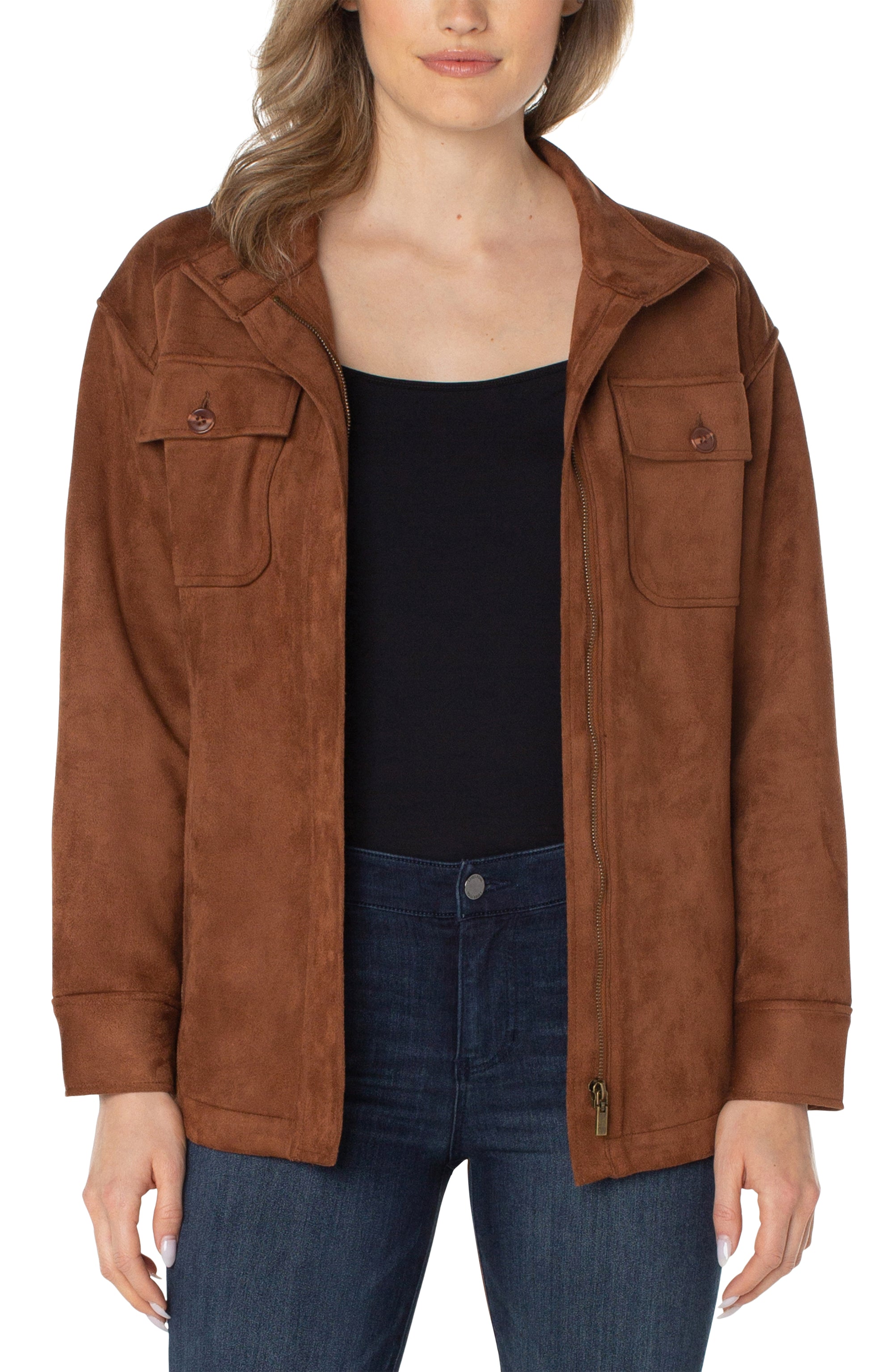 Utility Jacket, Penny Brown | LIVERPOOL