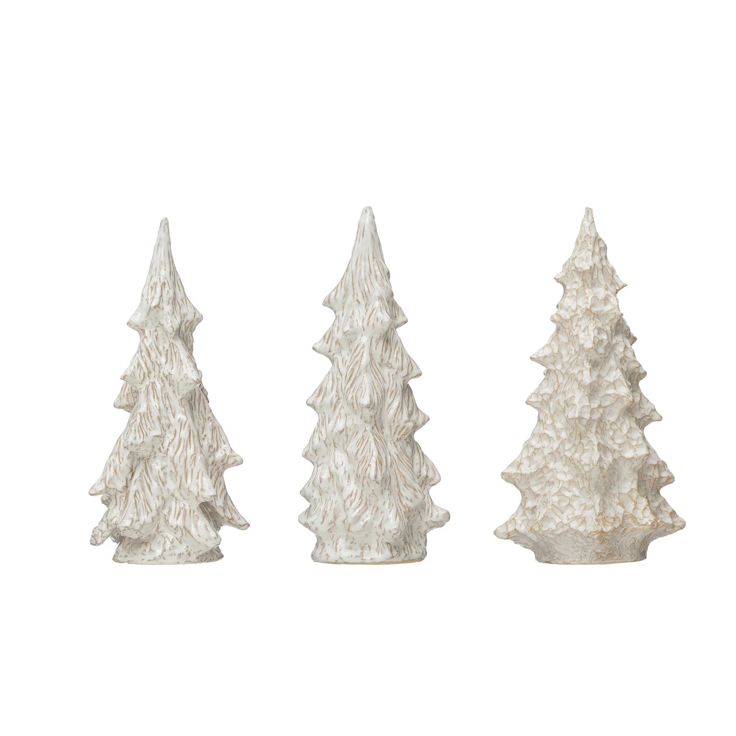 Stoneware Tree Glazed White, 14" | Holiday & Christmas Decor - Clean, Scandi Decorating