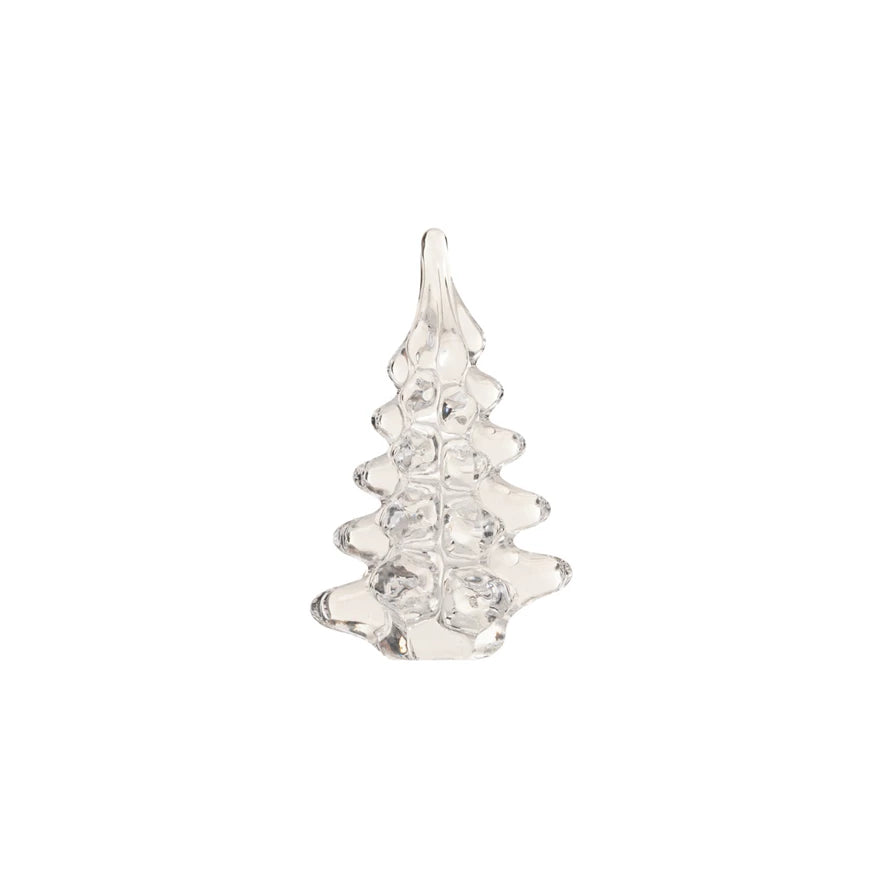 Glass Christmas Tree, Clear | Holiday & Christmas Decor