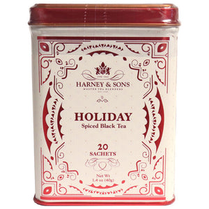 Holiday Tea, HT Tin of 20 Sachets | Harney & Sons Tea