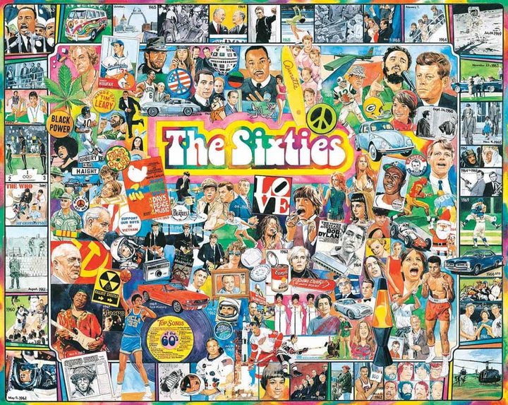 The Sixties, 1000 Piece Puzzle | White Mountain