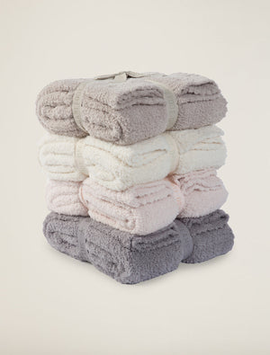 Cozy Chic Ribbed Throw, Almond | Barefoot Dreams