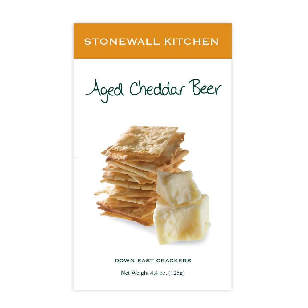 Aged Cheddar Beer Crackers | Stonewall Kitchen