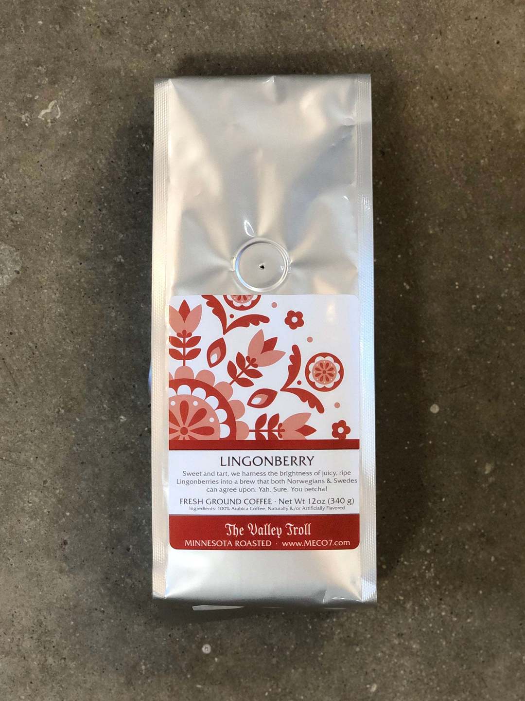 Coffee, Lingonberry Flavored Fresh Ground Coffee