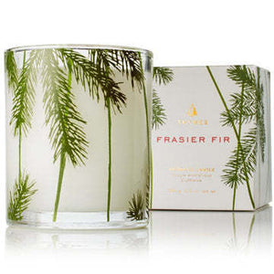 Boxed Glass Candle Needle, Frasier Fir