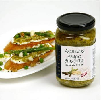 Asparagus Asiago Bruschetta Spread & Dip | Elki