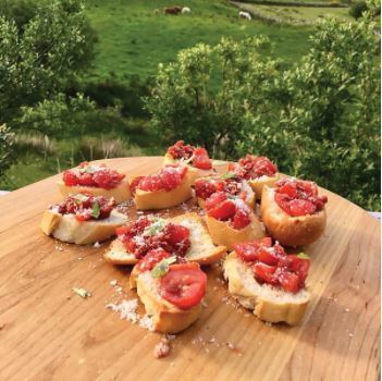 Tuscan Tomato Basil Bruschetta Spread & Dip | Elki