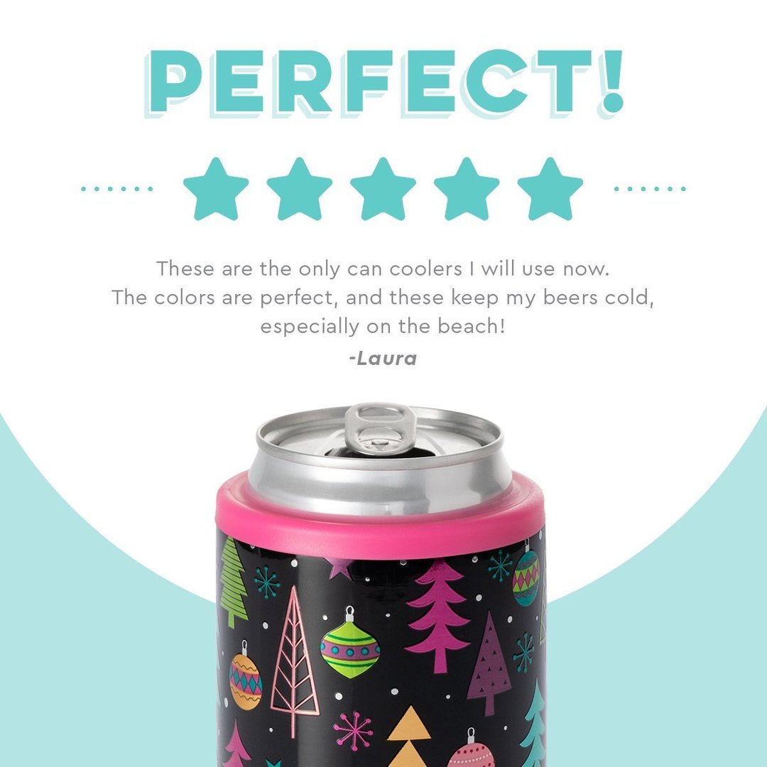 Merry & Bright Skinny Can Cooler | Swig