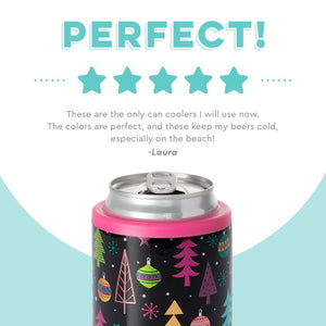 Merry & Bright Skinny Can Cooler | Swig