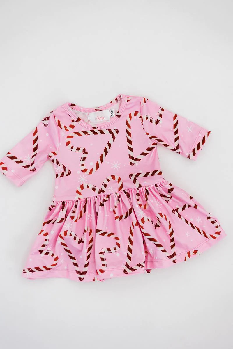 Little Twirl Dress, Candy Cane Cutie | Mila & Rose
