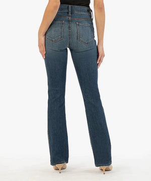 Natalie Boot Cut Jeans, Allied Dark Wash Stone | KUT from the Kloth