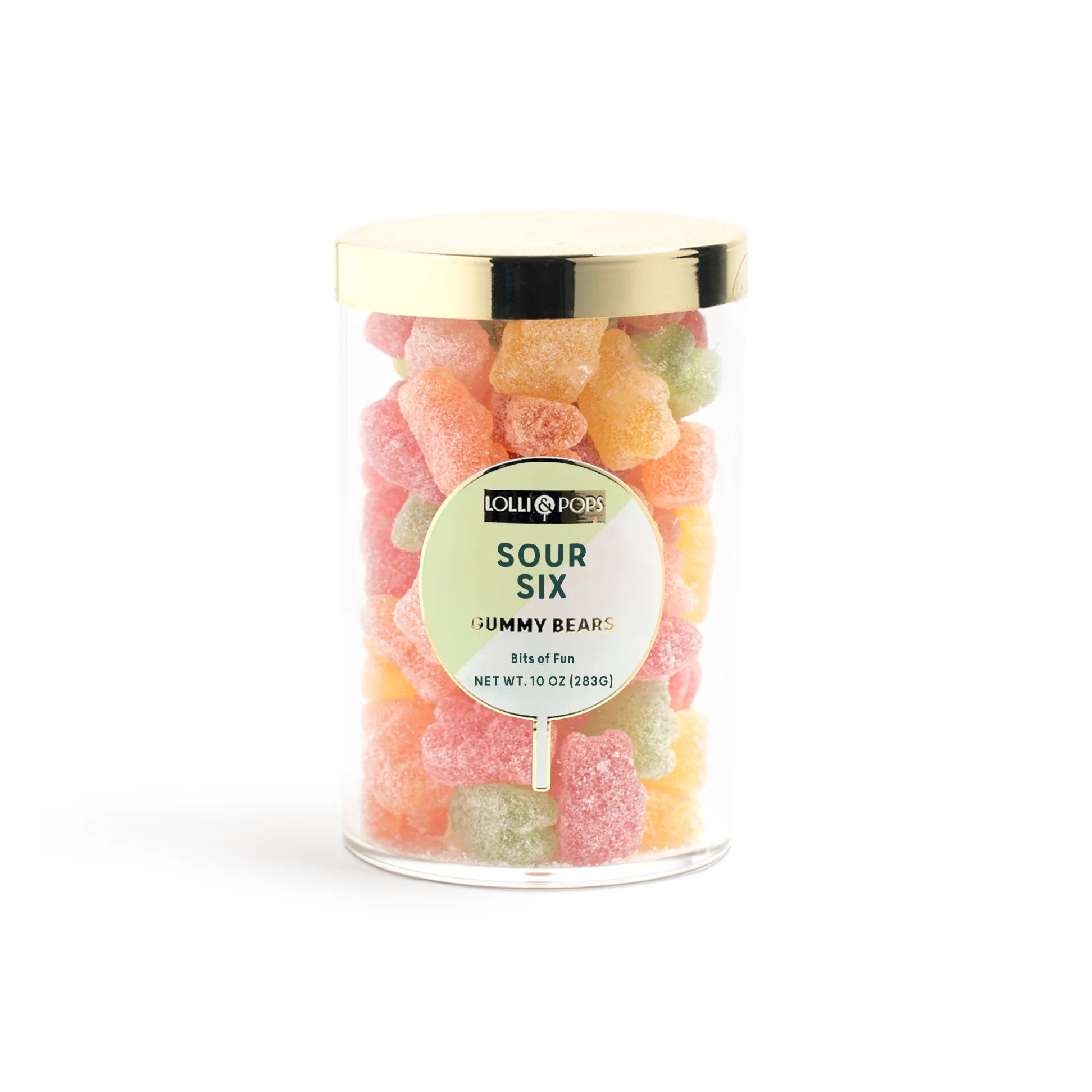Sour Six Gummy Bears | Lolli & Pops