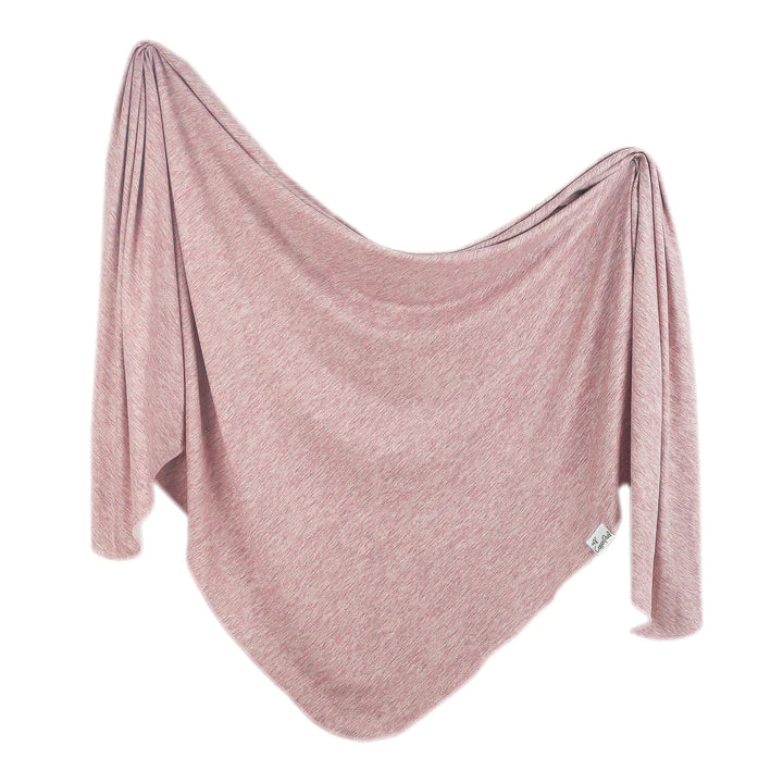 Knit Swaddle Blanket, Maeve | Copper Pearl