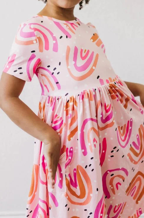 Pocket Twirl Dress, Short Sleeve - Along for the Vibe | Mila & Rose