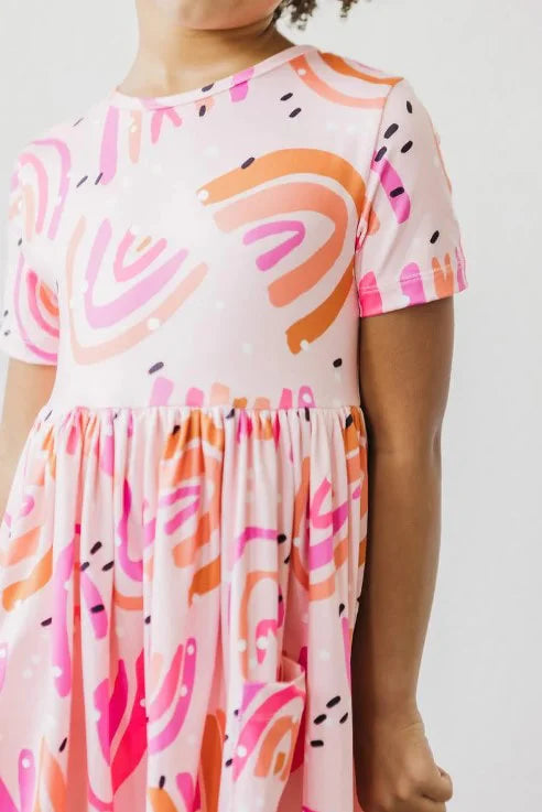 Pocket Twirl Dress, Short Sleeve - Along for the Vibe | Mila & Rose