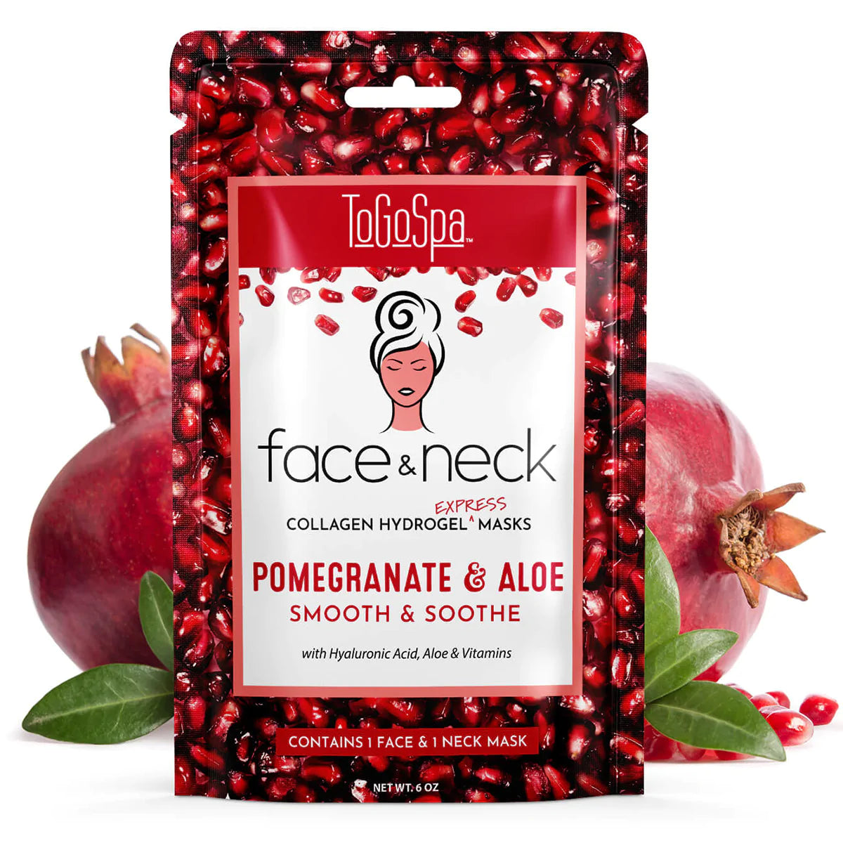 Pomegranate Face and Neck Express | To Go Spa
