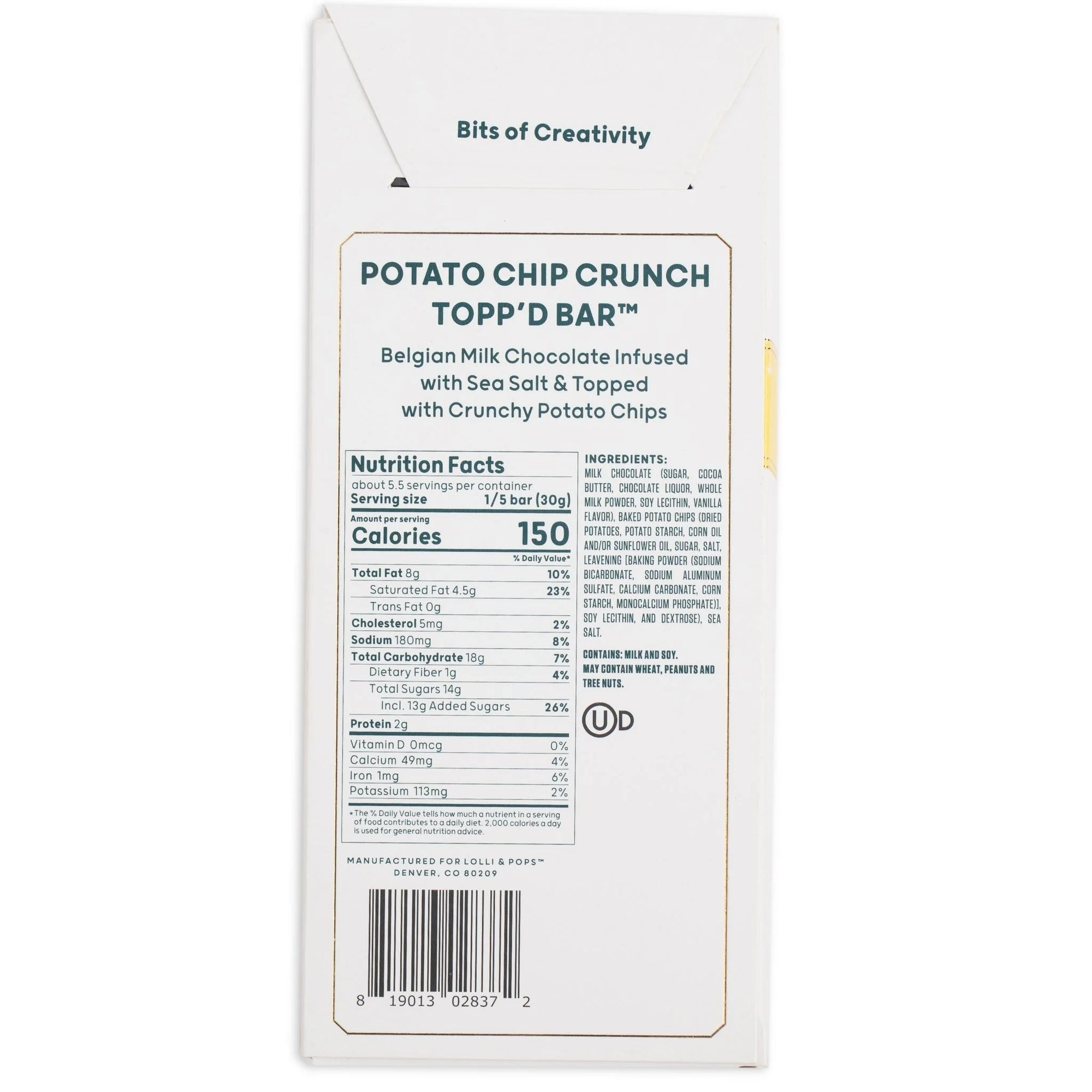 Potato Chip Crunch Topp'd Bar | Lolli & Pops