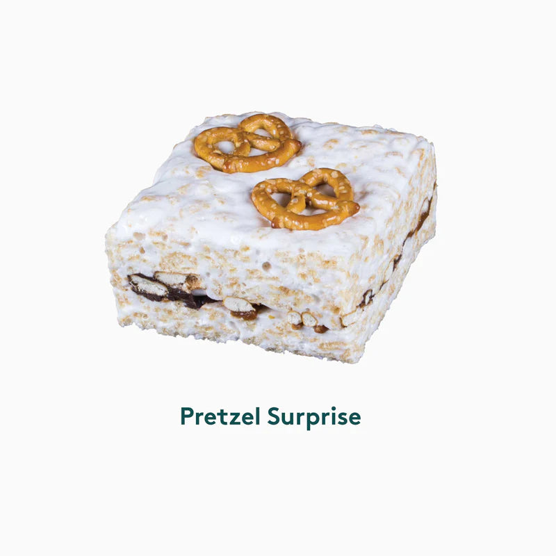 Pretzel Surprise Crispy Cake | Lolli & Pops