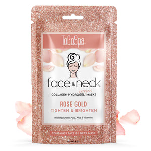 Rose Gold Face & Neck Mask | To Go Spa