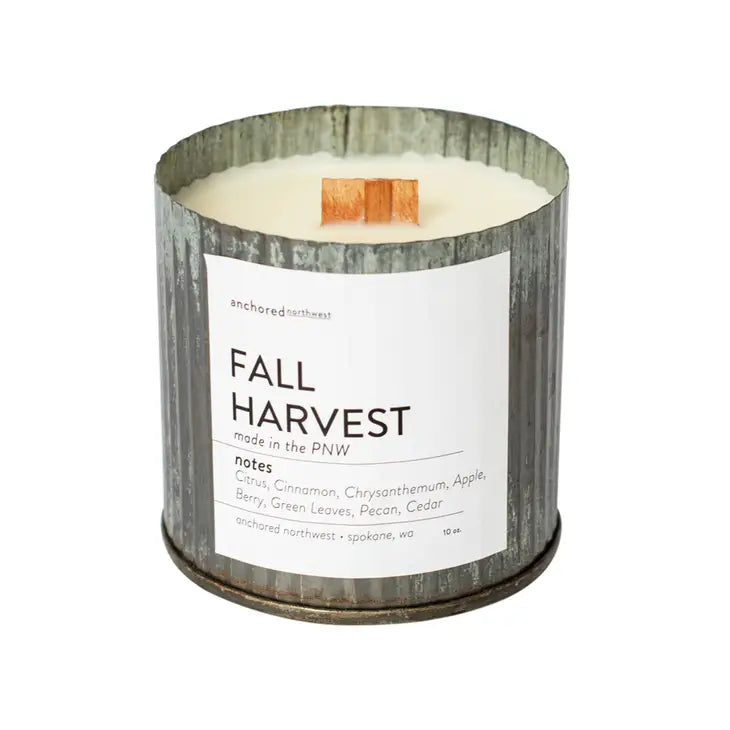Fall Harvest Wood Wick Rustic - Anchored Northwest