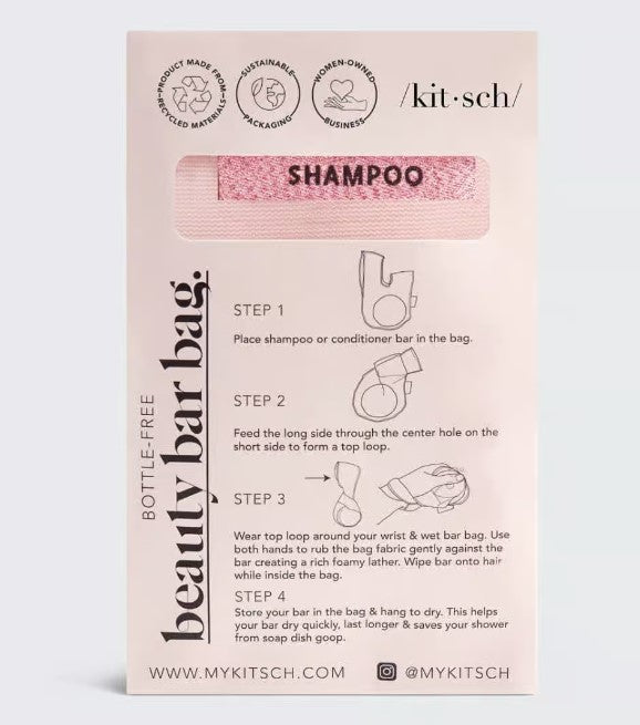 Beauty Bar Shampoo Bag, Blush | KITSCH