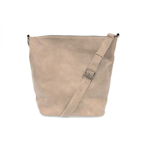 Nori Crossbody Bucket Bag, Flax | Joy
