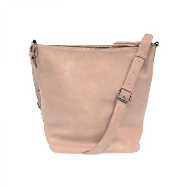 Nori Crossbody Bucket Bag, Pink Whisper | Joy